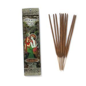 Shyam Incense 10 Sticks Pack Purifying Aroma Sandalwood Supreme Home Fragrance